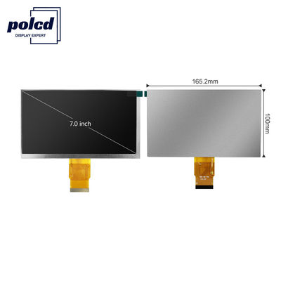 Polcd RoHS 300 Nit 7 İnç Lcd Ekran 800X480 Piksel TFT LCD Modül